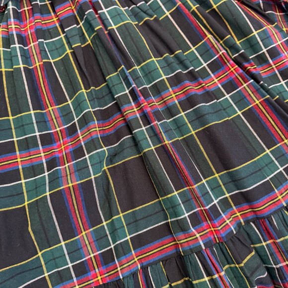 Elizabeth Wilson Designs - Janie Dress in Black Plaid - M - NWT - Picture 3 of 8